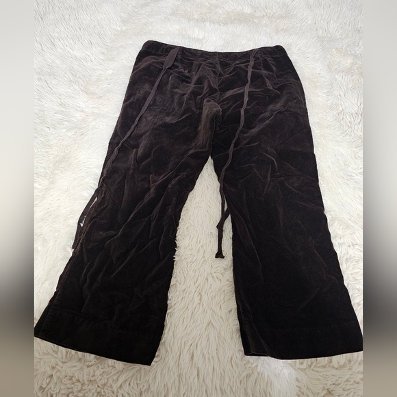 Juicy Couture Chocolate Velvet Trousers - Picture 2 of 3